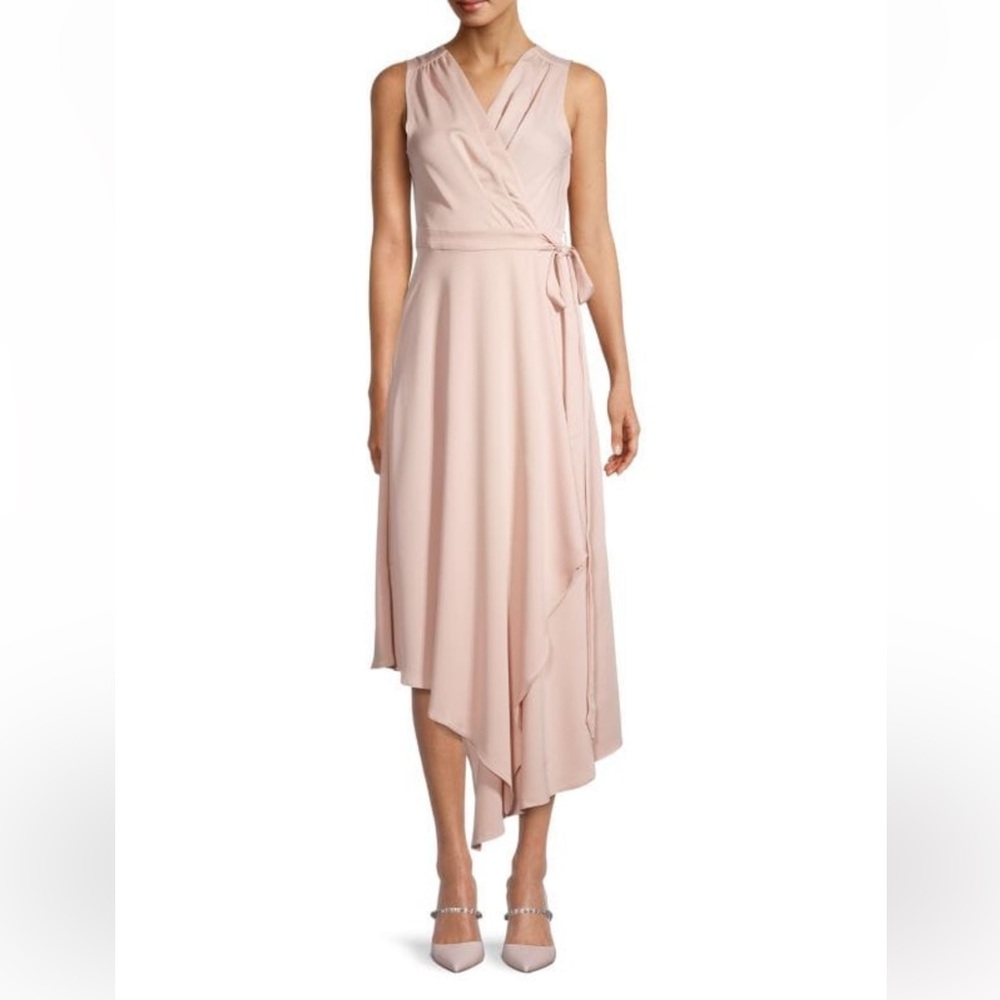 NWT BCBGMAXAZRIA Midi Wrap Day Dress